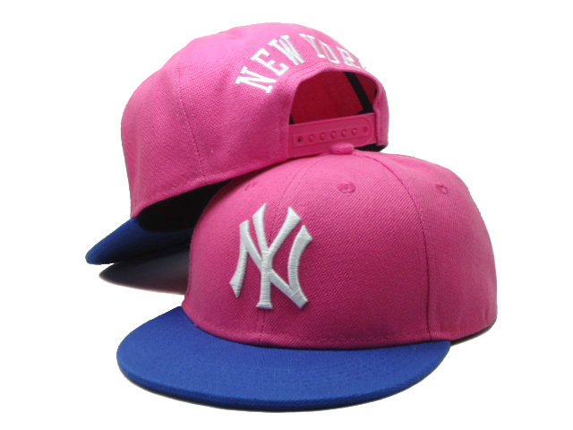 Kids New York Yankees Pink Snapback Hat SF